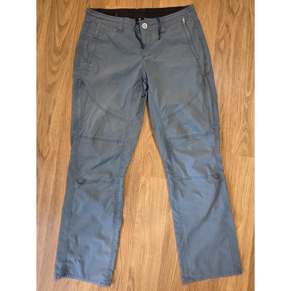 Kuhl Pants Womens 8 Short Green Spire Roll Up Reinforced Outdoor Hiking Fishing